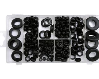 რეზინის საფენების ნაკრები YATO YT-06878 – 180-ცალიანი კომპლექტი ჰერმეტულობისა და ვიბრაციის წინააღმდეგ