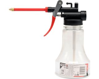 ზეთის ქილა მილით YATO YT-0691 – 350 მლ მოცულობის საიმედო და მოსახერხებელი ხელსაწყო ზეთის ზუსტი ჩამოსასხმელად