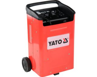 აკუმულატორის დამტენი და დამქოქი YATO YT-83062 – 12/24V მძლავრი მოწყობილობა 800Ah-მდე აკუმულატორებისთვის