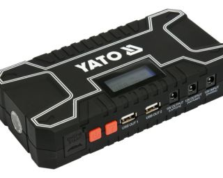 ავტომობილის დასაქოქი და დამტენი YATO YT-83082 – მძლავრი Jump Starter 10000mAh ტევადობით