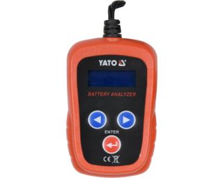 აკუმულატორის ტესტერი YATO YT-83113 – ზუსტი დიაგნოსტიკა 6V და 12V სისტემებისთვის