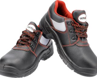 უსაფრთხოების ფეხსაცმელი YATO YT-80557 (ზომა 44) – გამძლე, კომფორტული და დაცულობის მაღალი ხარისხის მქონე დაბალი სამუშაო ფეხსაცმელი