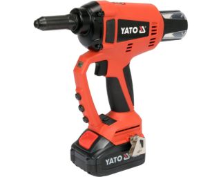მოქლონის ინსტრუმენტი YATO YT-82955 (18V, ელემენტზე) – მძლავრი და ეფექტური მოხვრეტისთვის, დაჭერის გარეშე