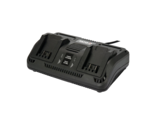 ორმაგი ელემენტის დამტენი YATO YT-82849 (18V) – ორი ელემენტი ერთდროულად, მეტი ეფექტურობა და ნაკლები დრო