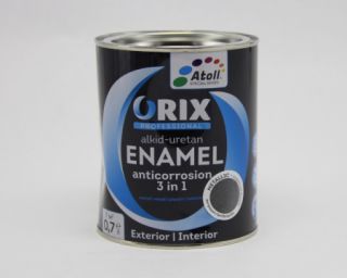 ემალი ანტრაციტი ანტიკოროზიული ORIX METALLIC 0,7 კგ სურათი