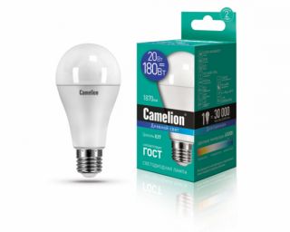ლედ ნათურა Camelion Led Lamp LED20-A65/865/E27 20ვატი