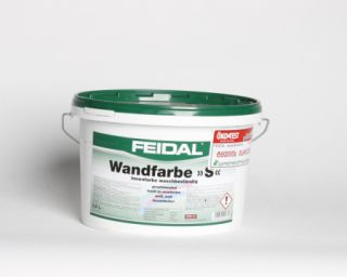 წყალემულსია შიდა სამუშაოებისთვის Feidal Wandfarbe S Weib 2.5L