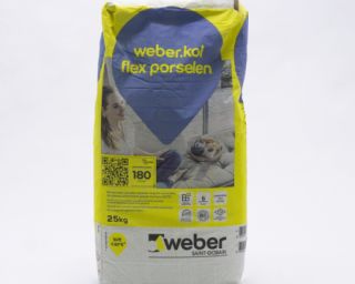 ფისოვანი ცემენტი WEBER KOL  PORSELEN 25კგ