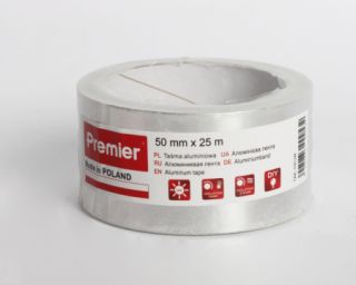 ალუმინის წებოვანი ლენტი 50მმ x 25მ TAE-15C/W სურათი