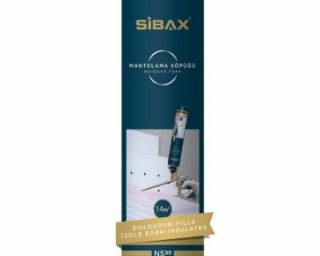 ქაფი პოლიეთილენის NS99 SIBAX POLYURETHANE ADHESIVE FOAM GUN GRADE 750მლ 900გრ  (1*12)