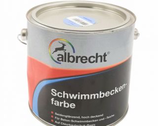 აუზის საღებავი 2,5ლ Albrecht Schwimmbeckenfarbe ozeanblau 0119