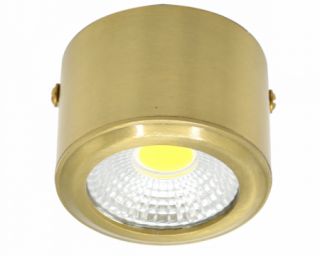 სანათი ოქროსფერი pr-76 7w 4000k gd