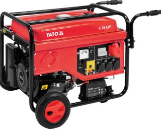 გენერატორი YATO YT-85460 (5KW) – ელექტრო სტარტერით კომფორტული და მძლავრი ენერგომომარაგება