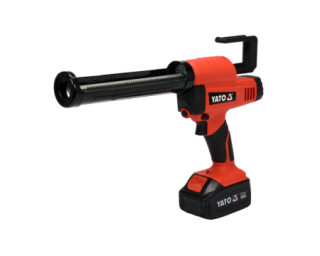 სილიკონის ფისტოლეტი ელემენტით YATO YT-82888 – 18V მძლავრი უკაბელო ინსტრუმენტი სწრაფი წებოს სამუშაოებისთვის
