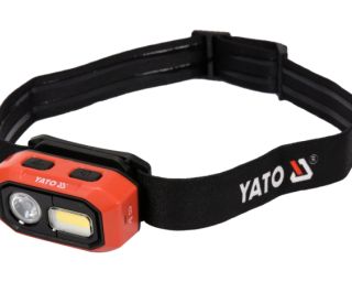 ფანარი თავზე სამაგრით YATO YT-08592 – hands-free განათების კომფორტული გადაწყვეტა