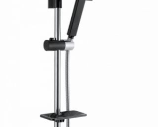 დუში დგარი სამაგრით Piano Black RPBS01 SLFR2010