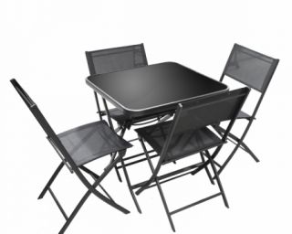 მაგიდა 4 სკამით MH-2278 47*56*80სმ/70*70*72სმ